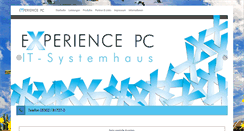 Desktop Screenshot of experience-pc.de