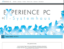 Tablet Screenshot of experience-pc.de